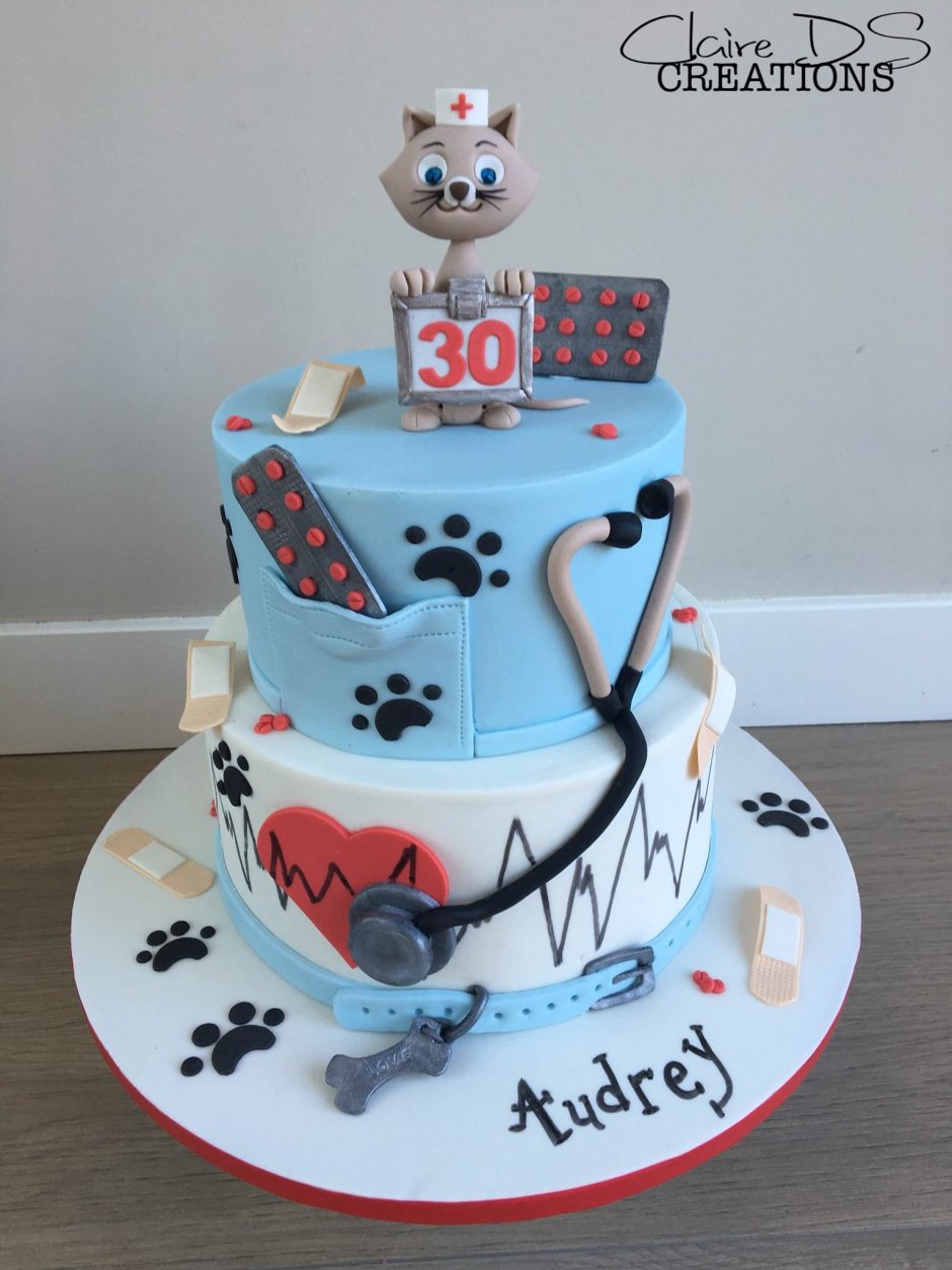 Торт ветеринару с днем рождения