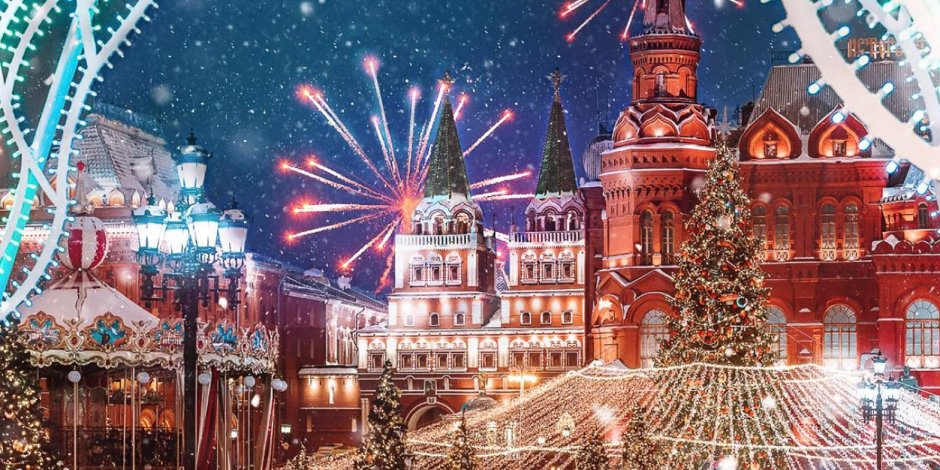 Новый год в России елка