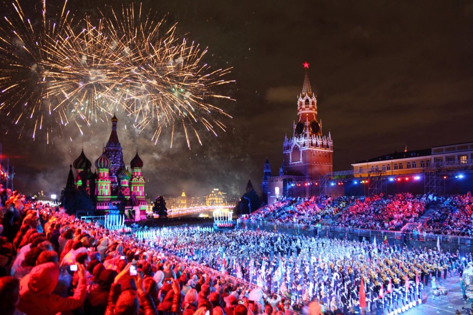 Красная площадь в Москве 2020г