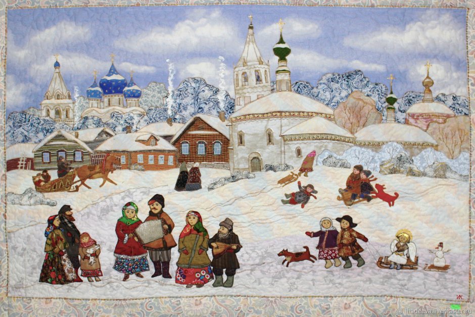 Масленичные гуляния в Москве 19 век
