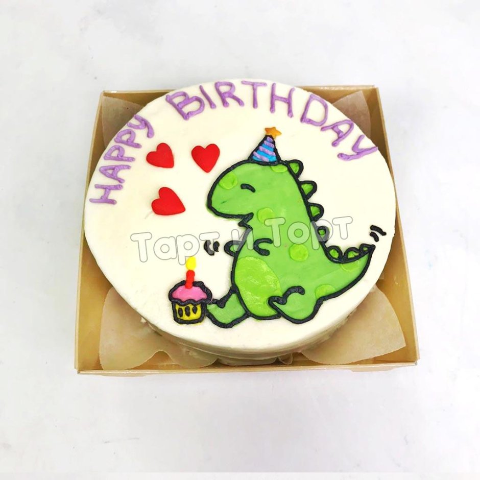 Бенто тортик с динозавриком