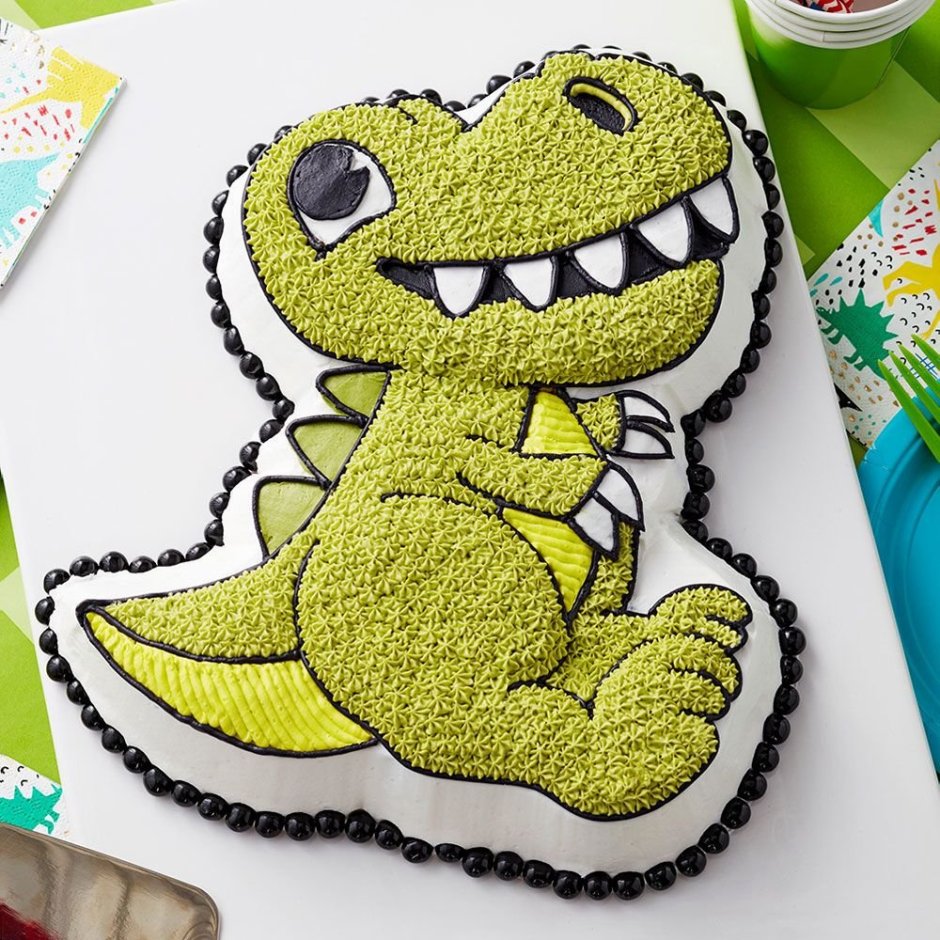 Бенто тортик с динозавром