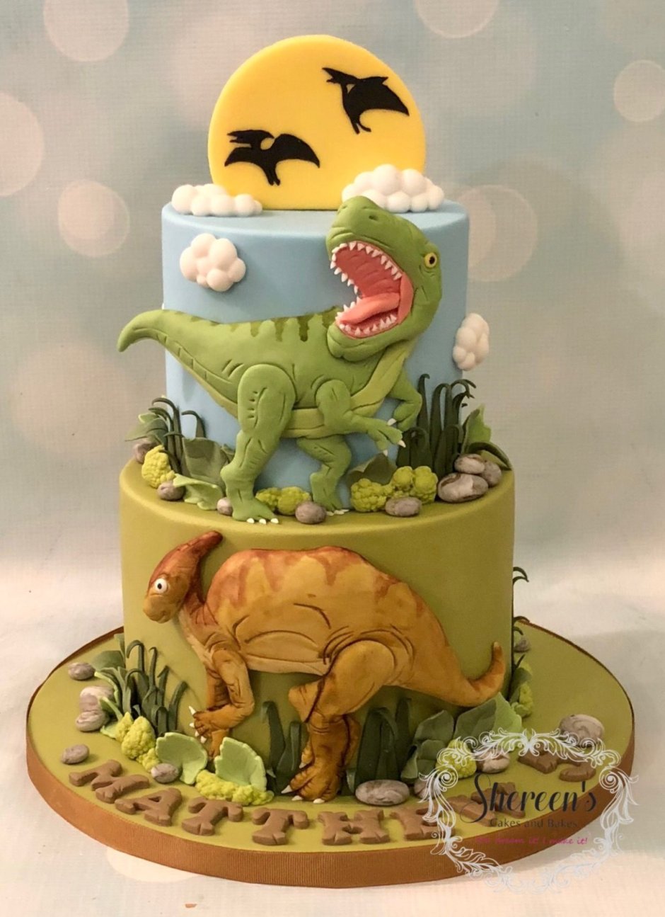 Торт 3d «динозавр»