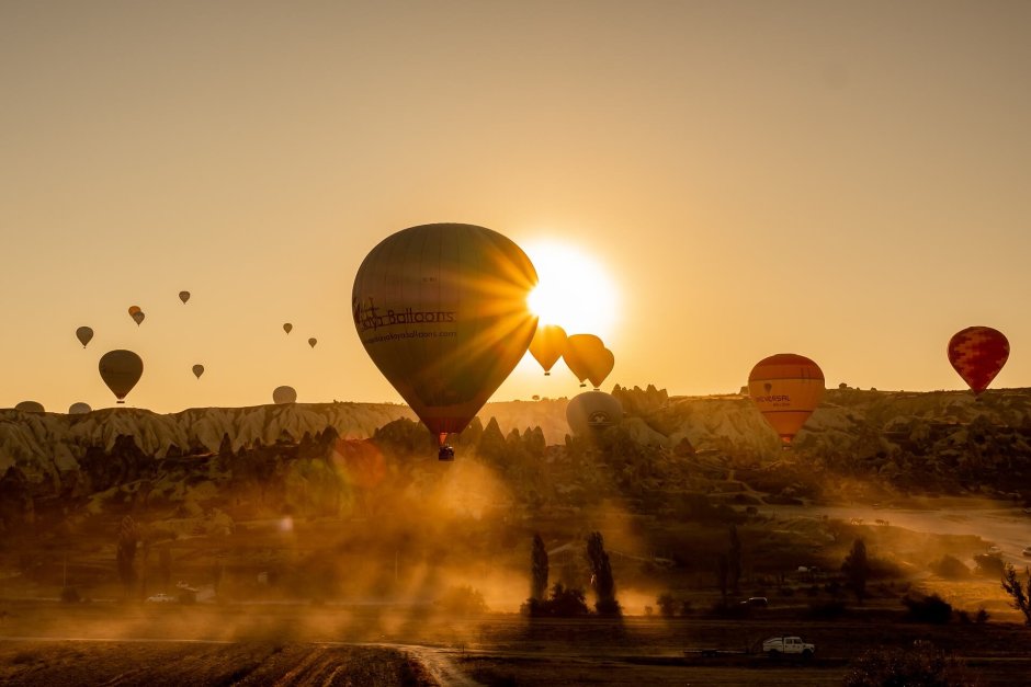 Каппадокия Турция воздушные шары 2022