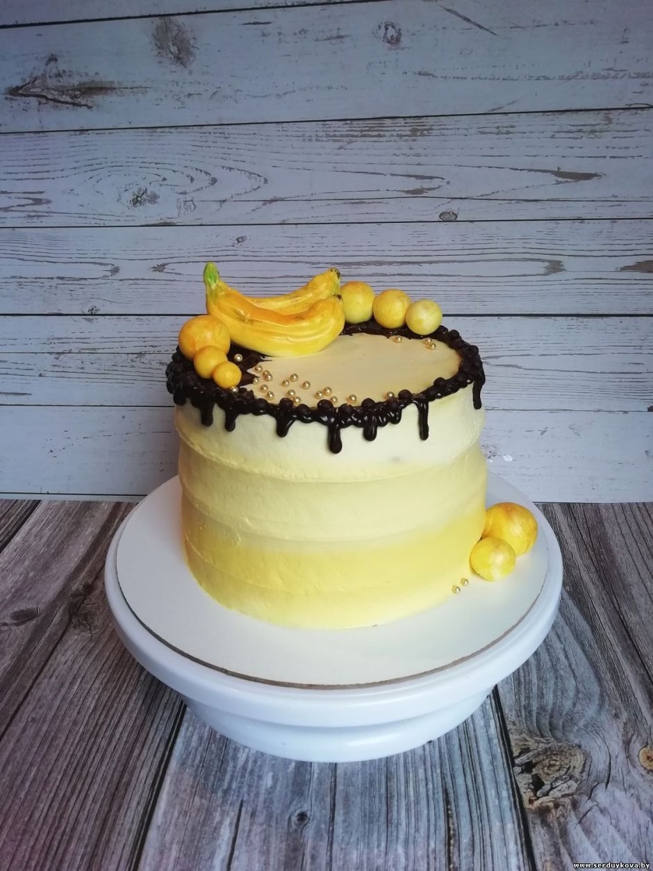 Торт с бананом