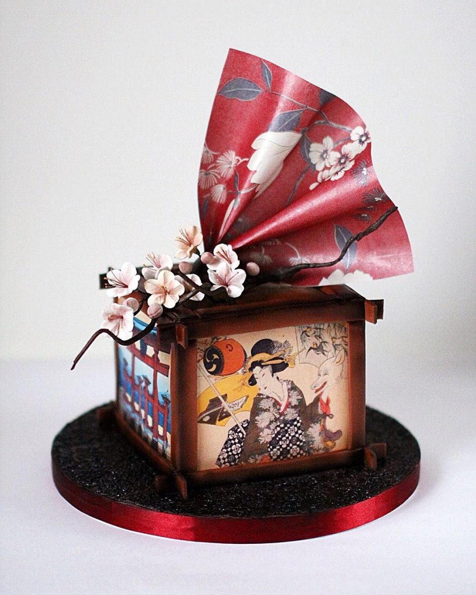 Торт в японском стиле
