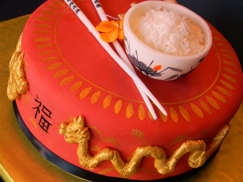 Тортик в китайском стиле