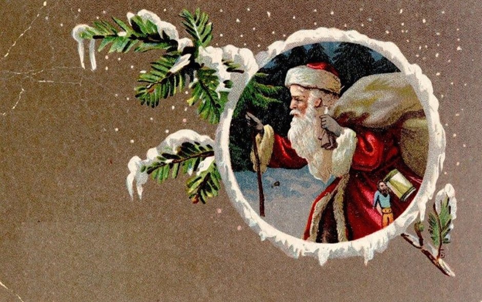 Омела Рождественская и остролист