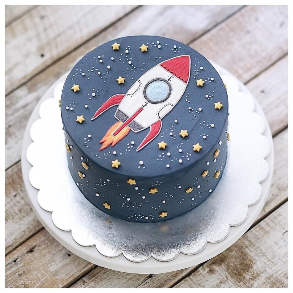 Торт космос для мальчика