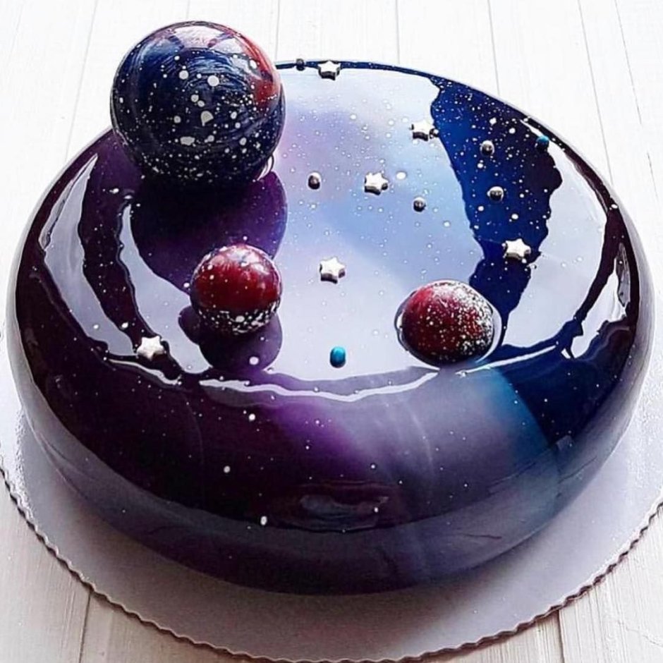 Торт для мальчика космос планеты