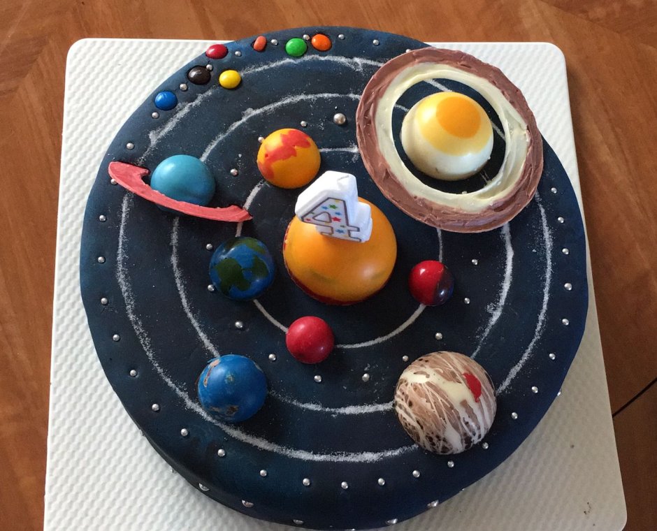 Тортики ко Дню космонавтики