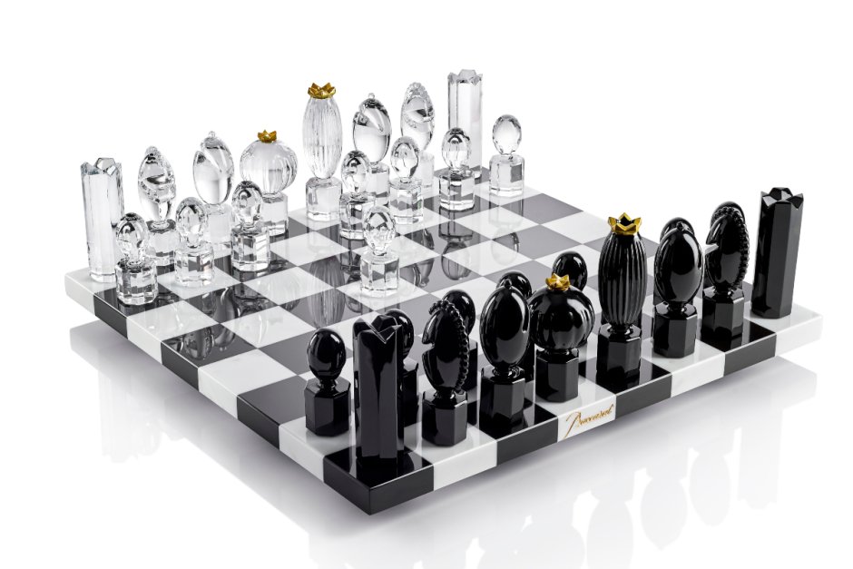 Хрустальные шахматы баккара