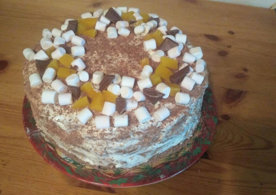Торт с днем рождения Лена