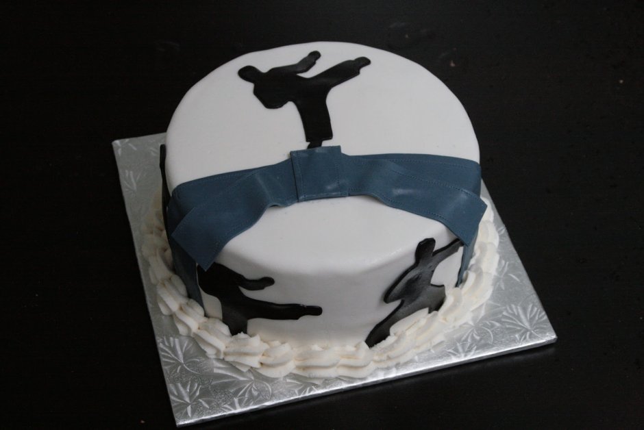 Торт тхэквондо на день рождения для мальчиков