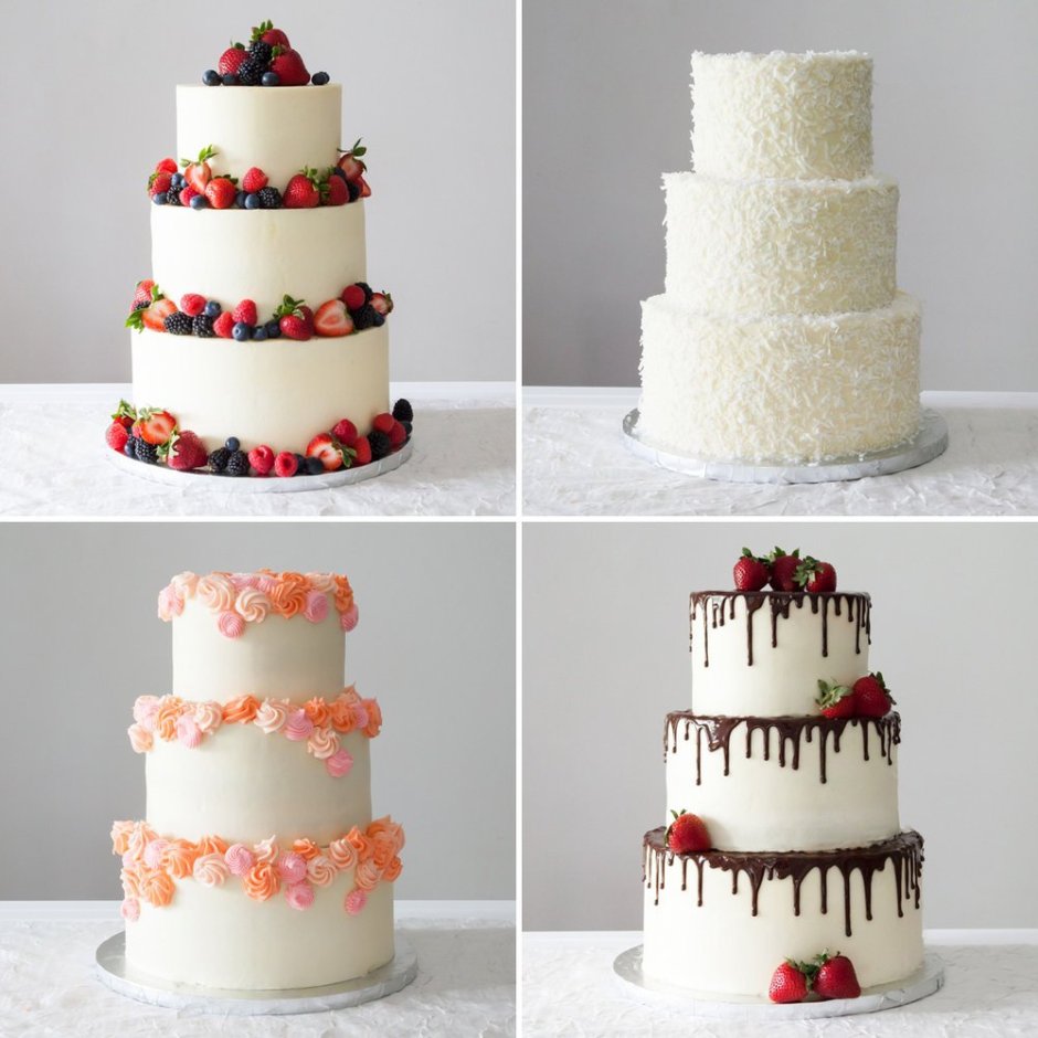 Стильный свадебный торт 2022