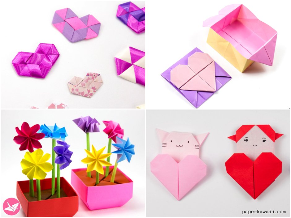 Конверт на день рождения оригами