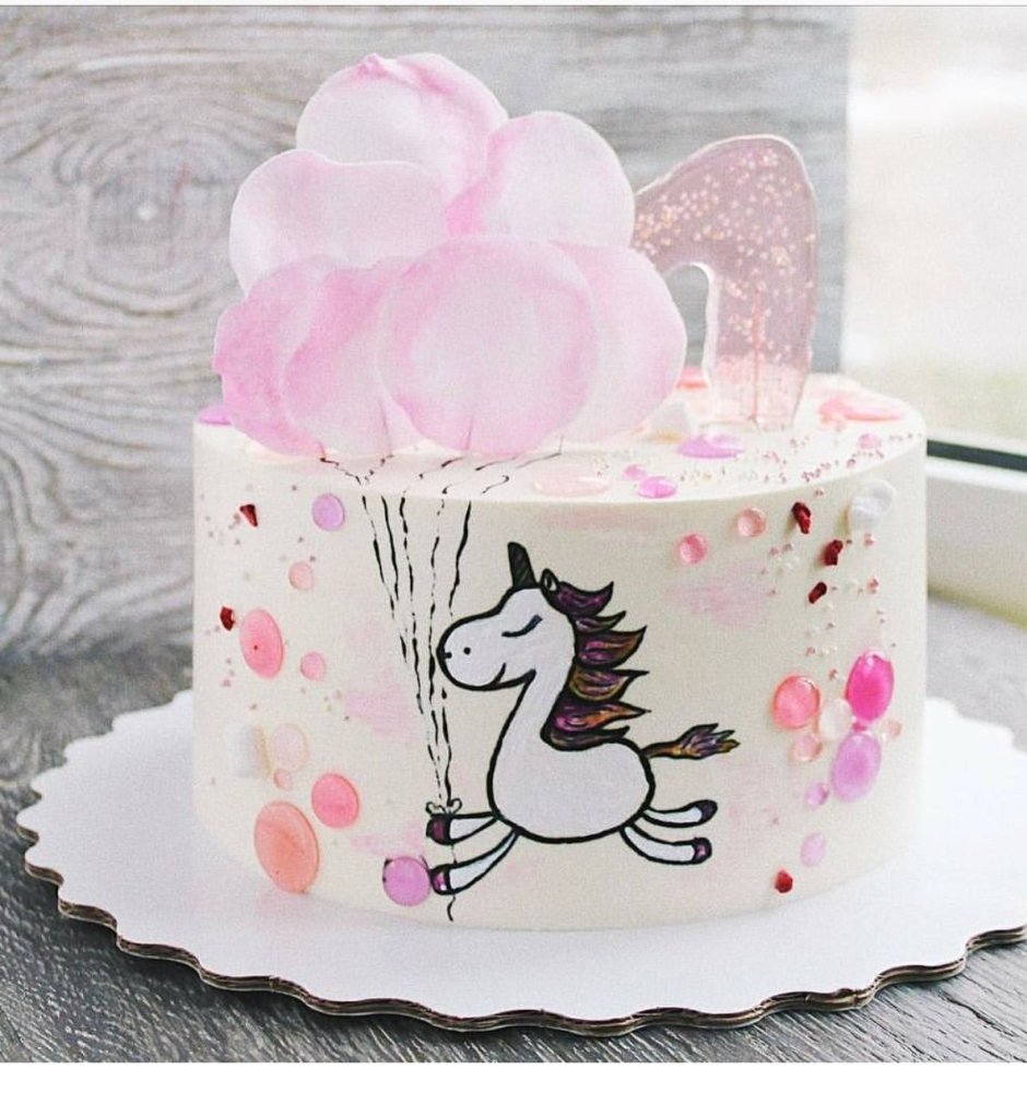 Торт с пряниками Фламинго