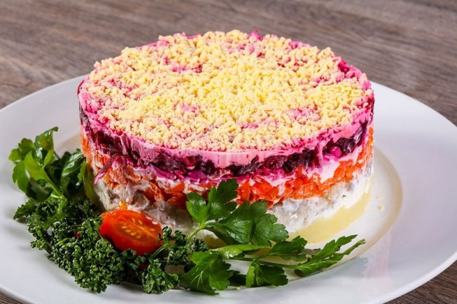 Салат "овощной торт" Армения
