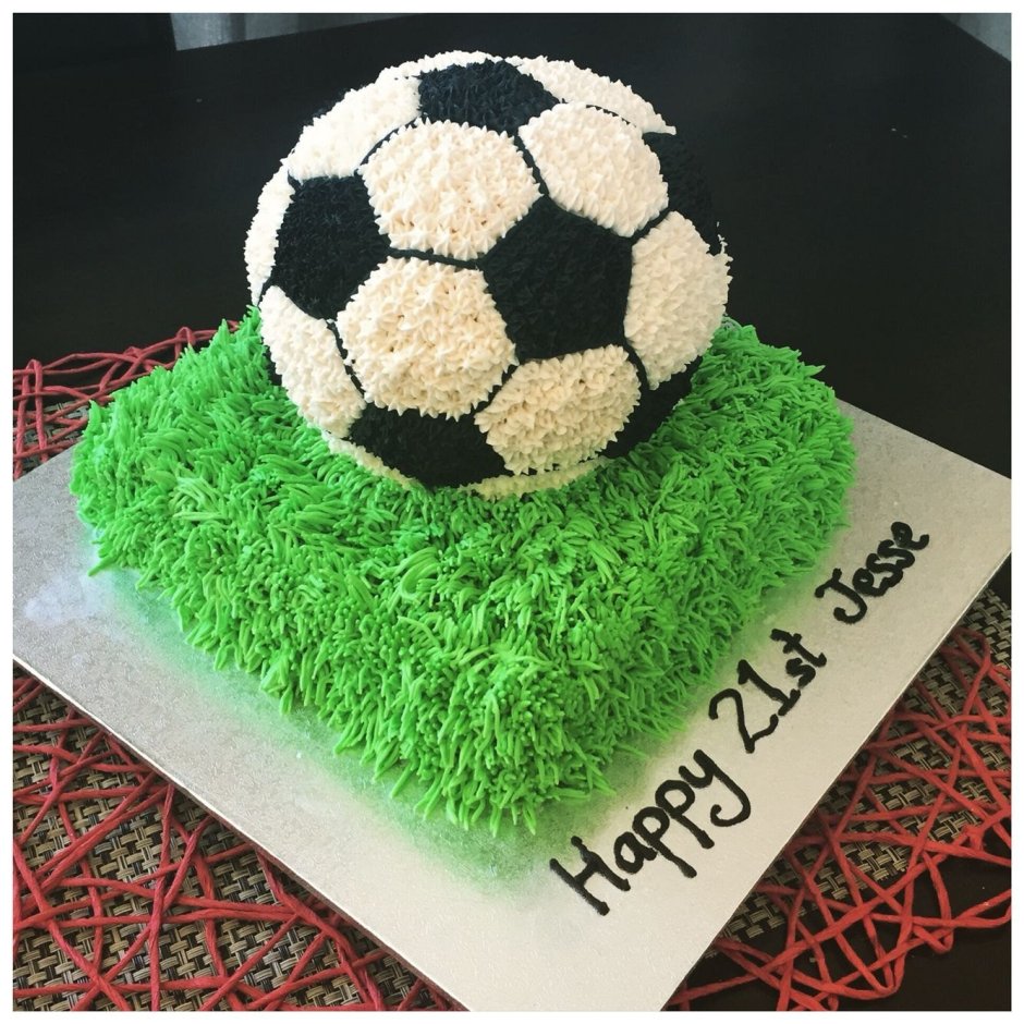 Торт в стиле футбола