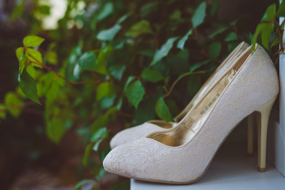 Белая обувь для невесты