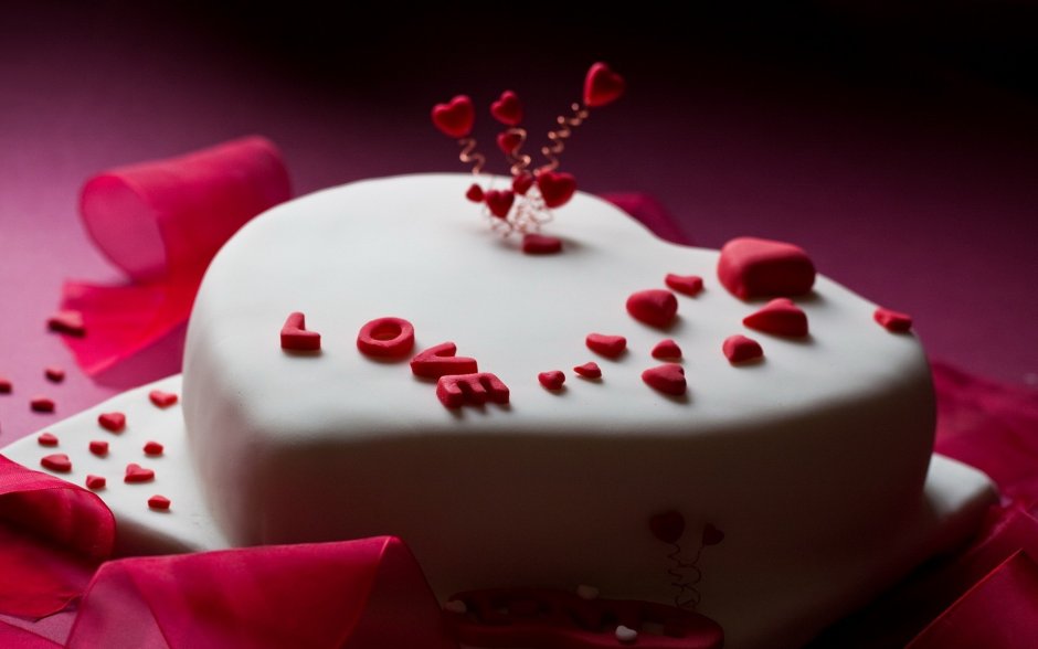 Романтический торт
