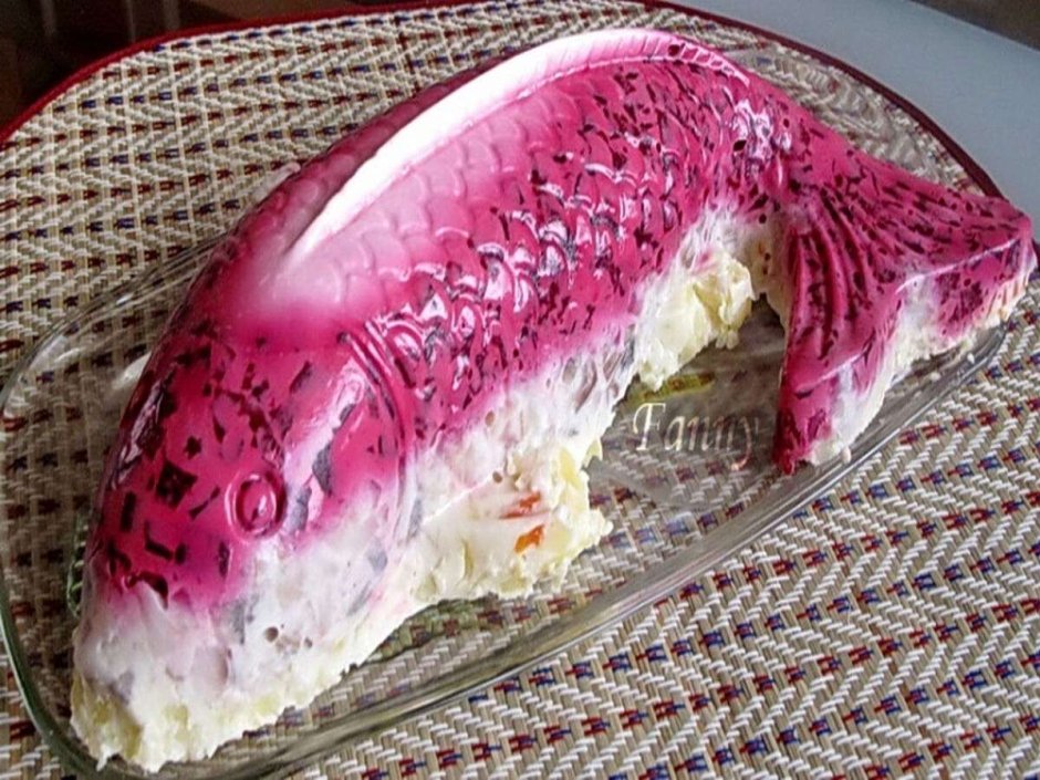 Шведский селедочный торт