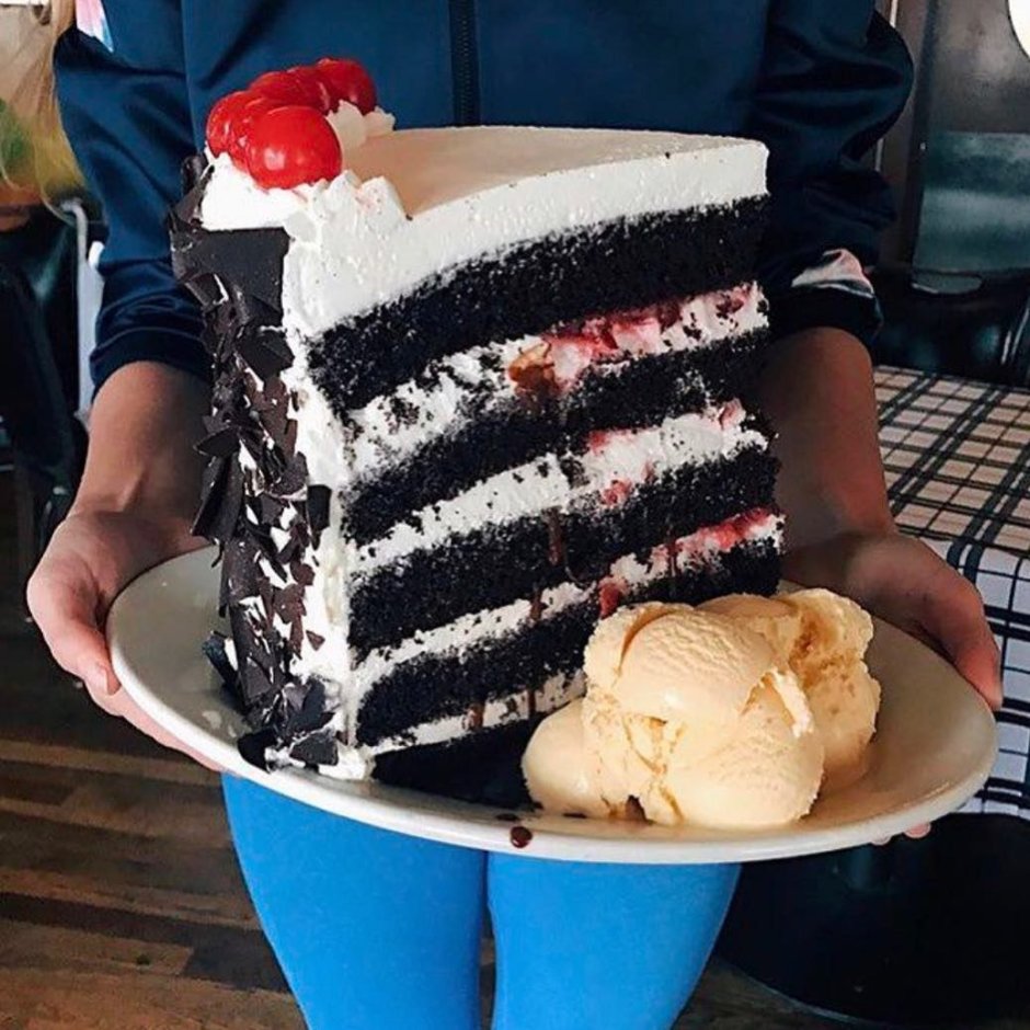 Самый большой кусок торта