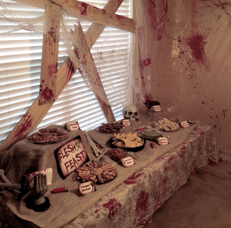 Хэллоуин баннер с зомби