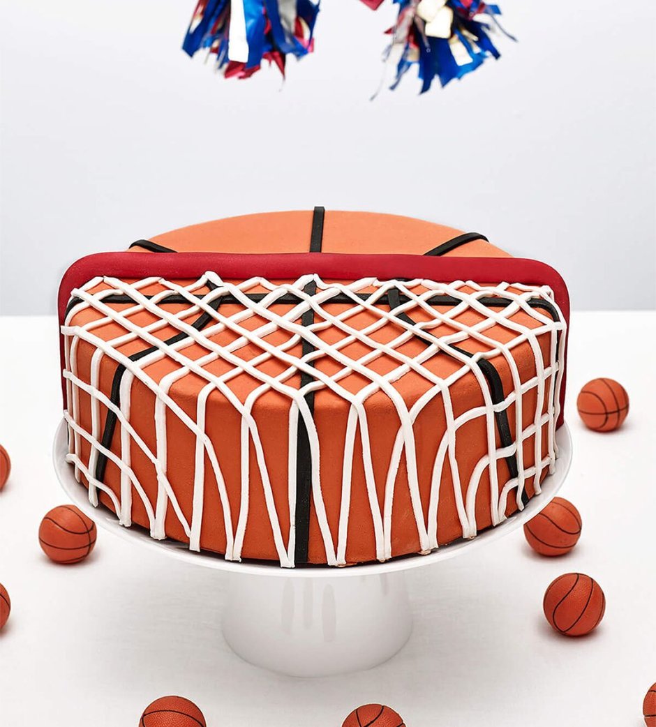 Торт в стиле баскетбол