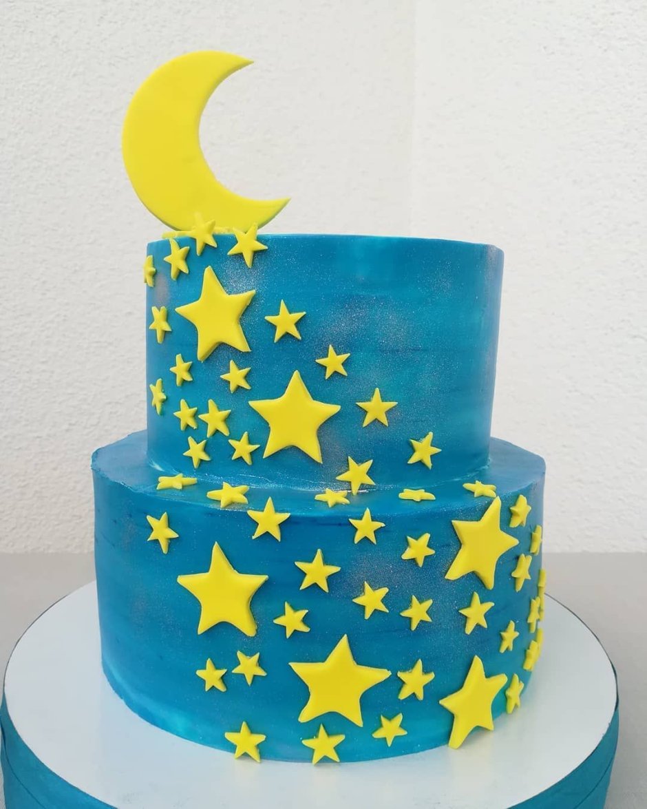 Торт звездное небо