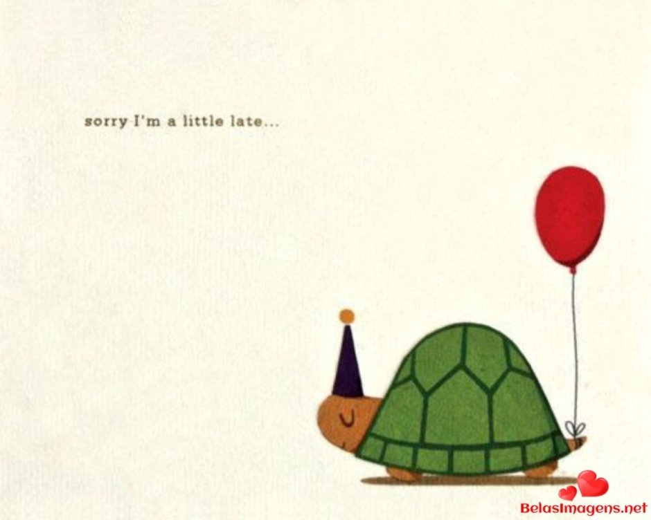 Открытки с днём рождения с черепахой