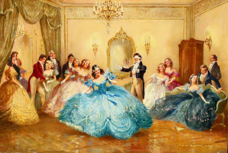 Великосветский бал живопись 19 век
