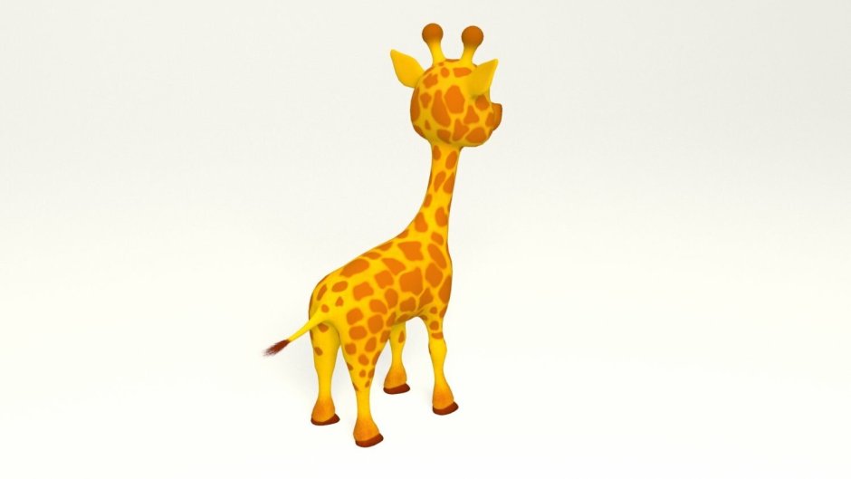 Жираф с бантиком