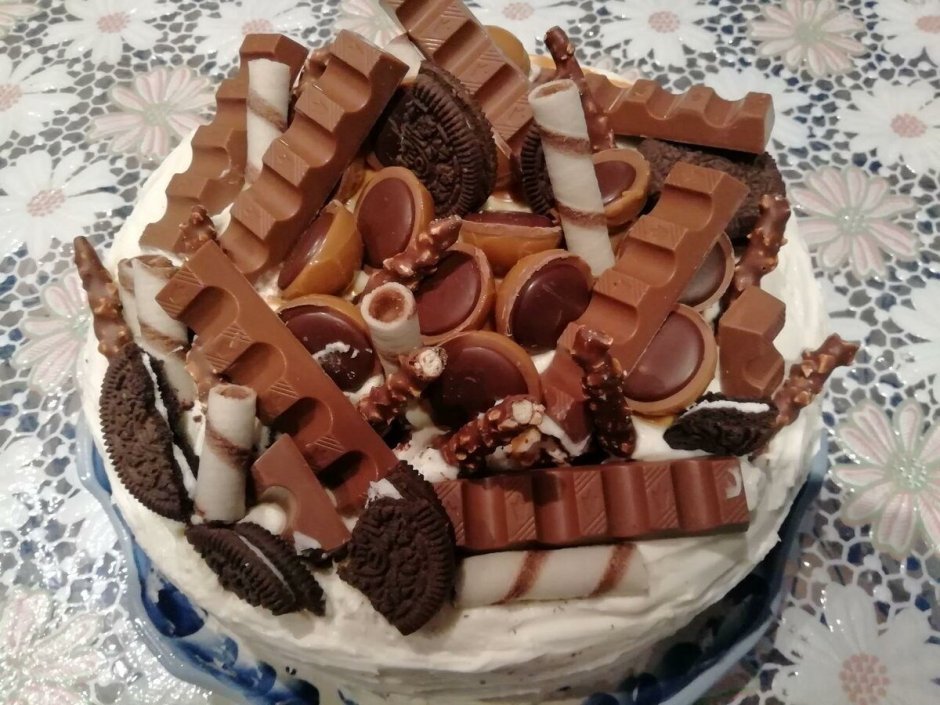 Самодельные торты с шоколадом