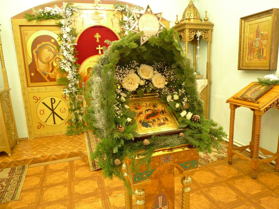 Храмовая флористика Рождество Христово