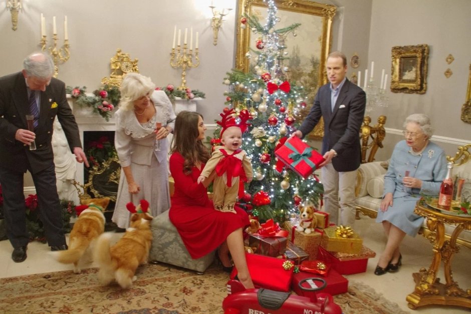 Королевская семья Британии Рождество