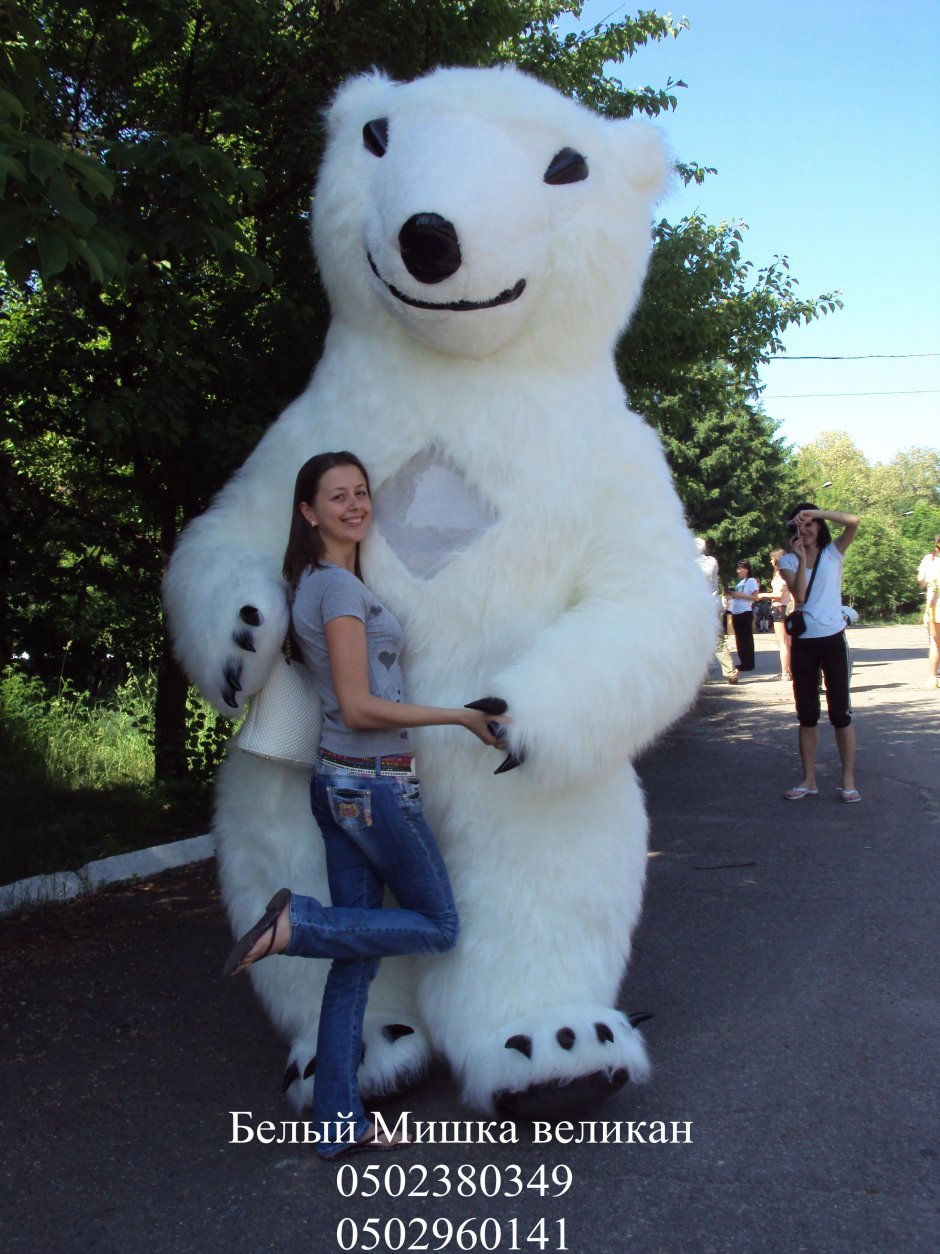 Ростовой белый медведь