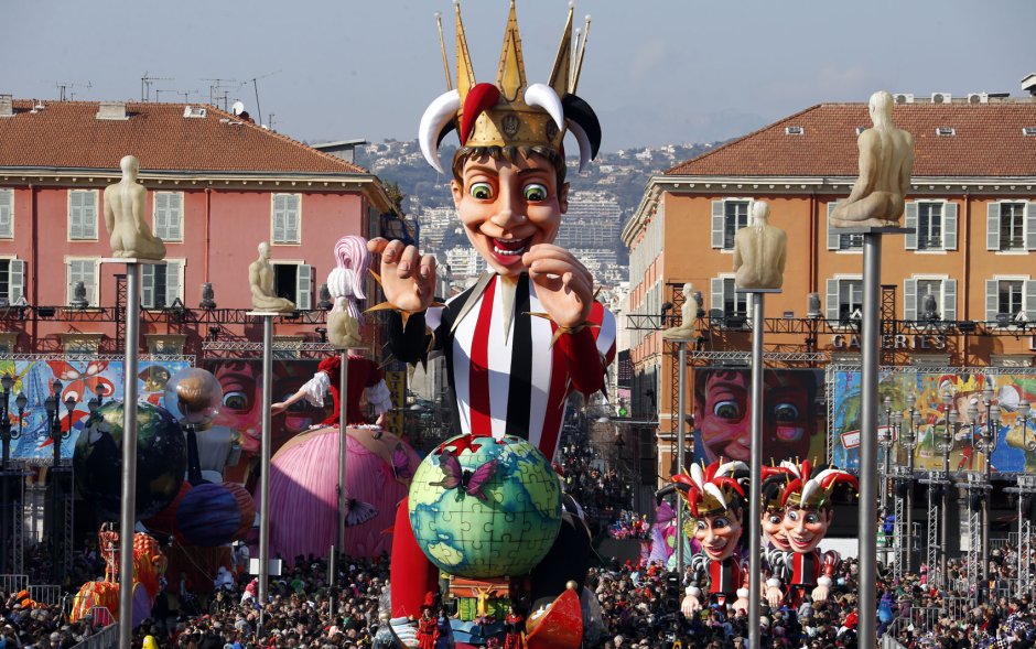 Король карнавала в Ницце