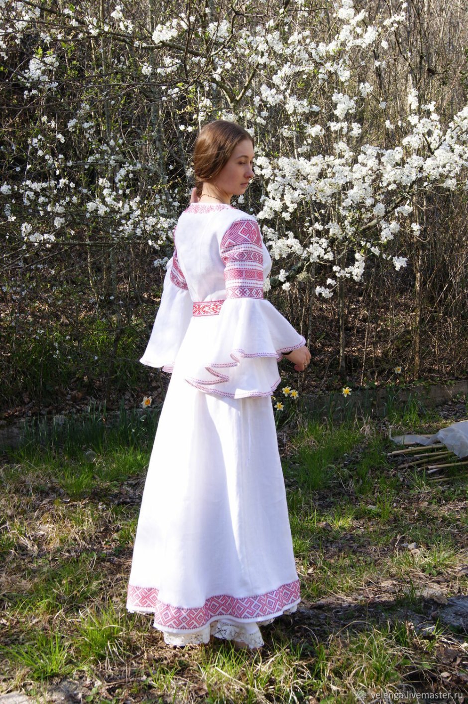 Славянское свадебное платье