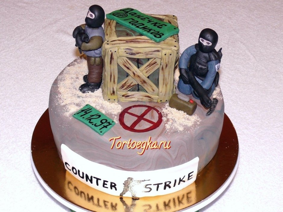 Counter-Strike CS go торт