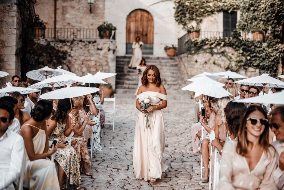 Свадьба в итальянском стиле платье