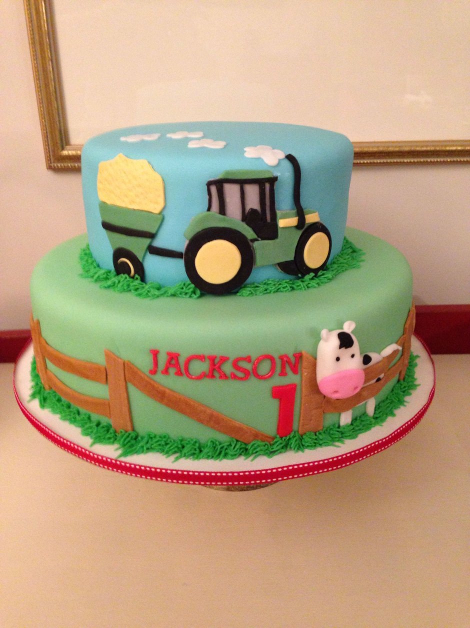 Торт «трактор»