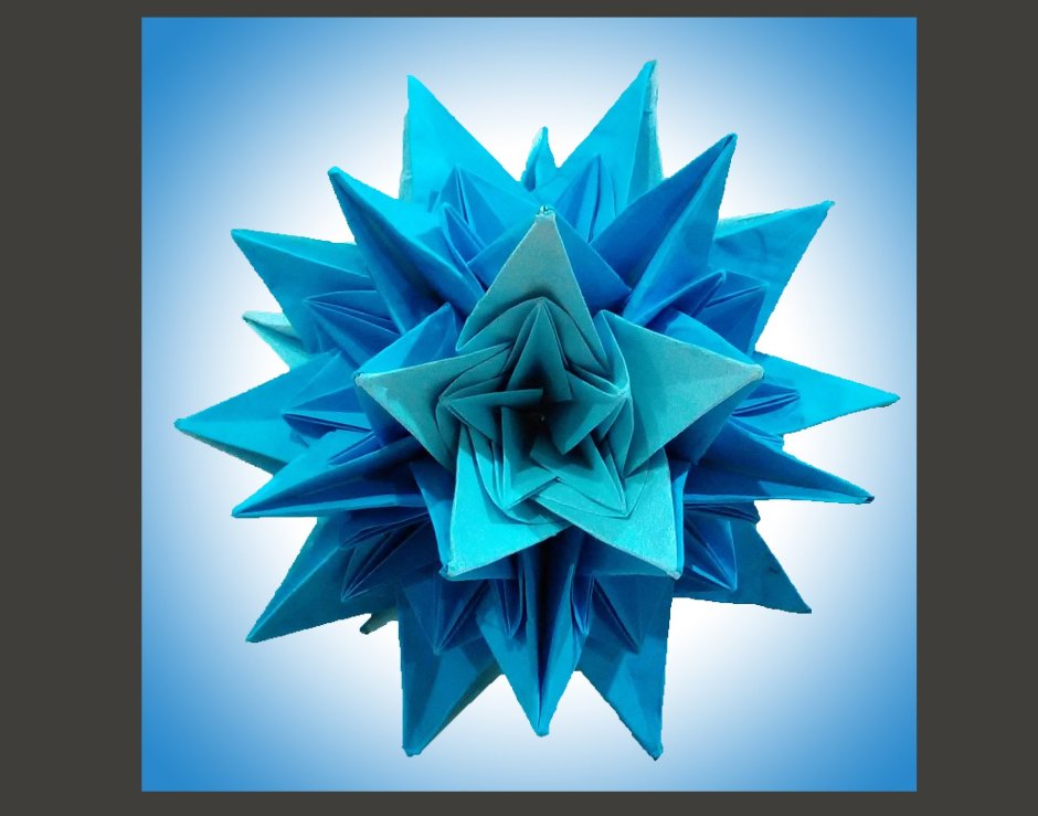 Новогоднее оригами вектор