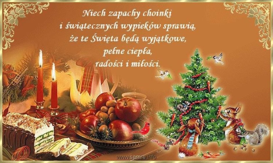 Поздравления с Рождеством на польском языке