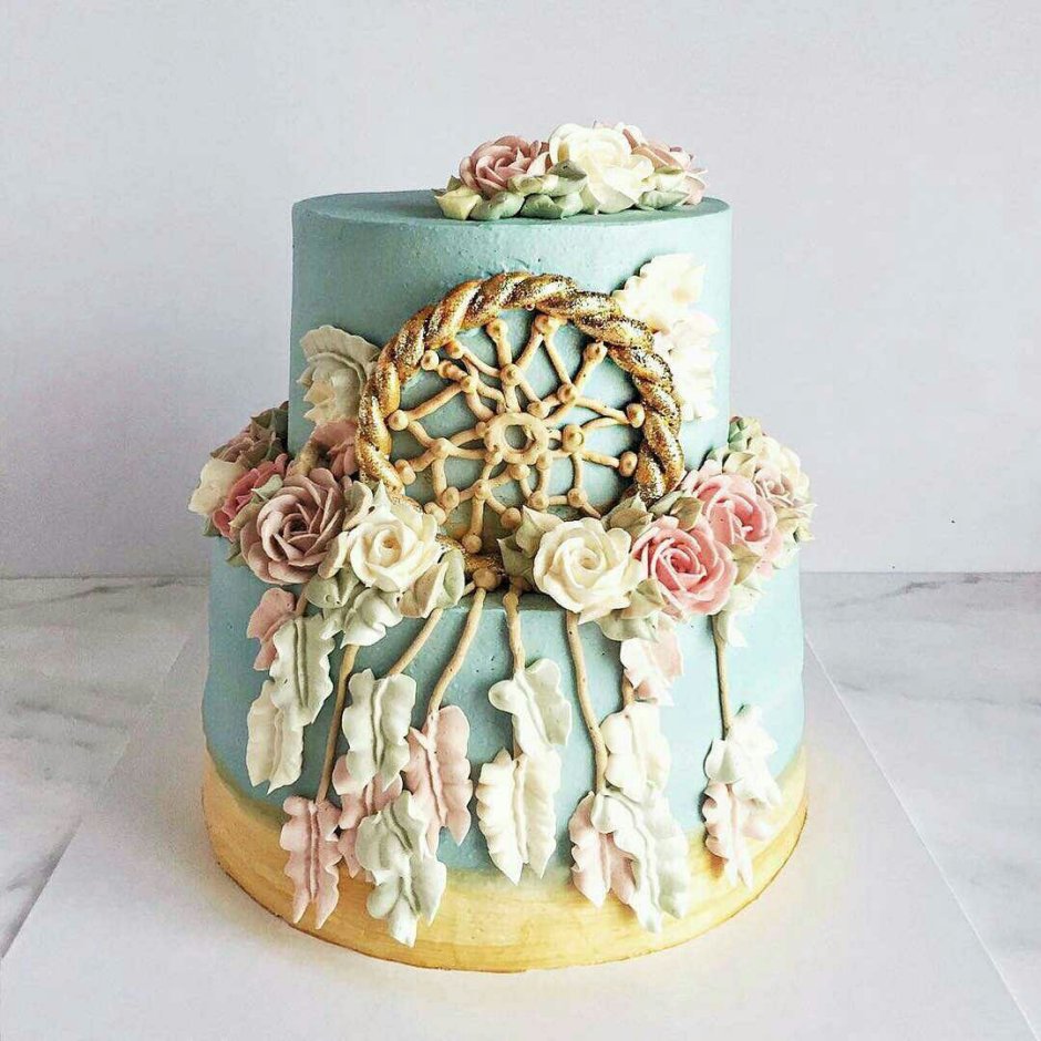Свадебный торт в стиле Гринери