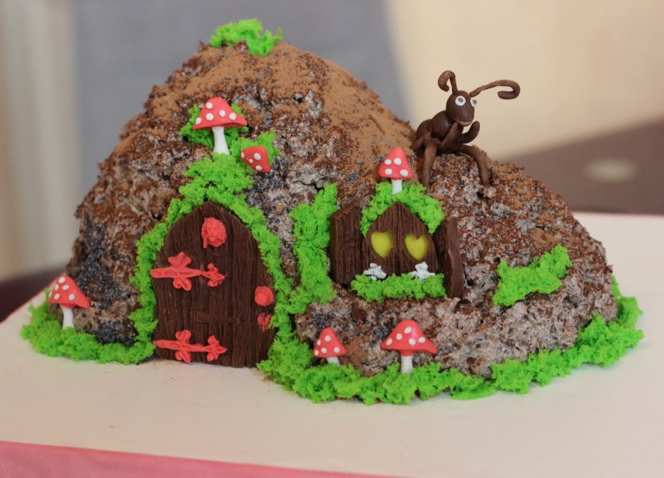 Лесной домик торт Муравейник