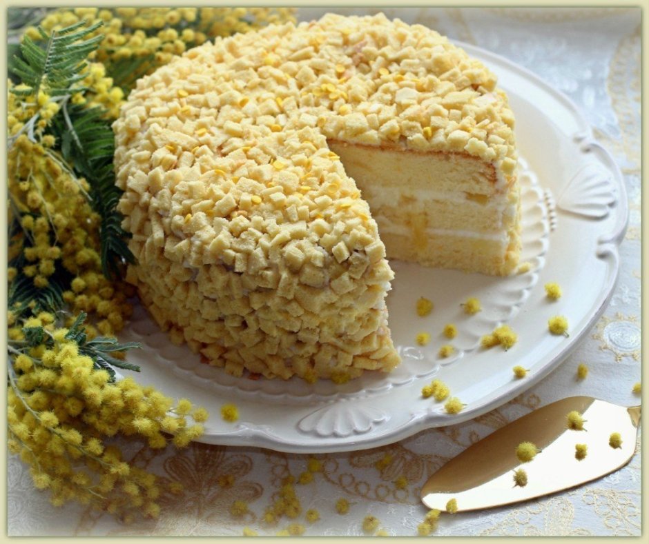 Итальянский торт Мимоза