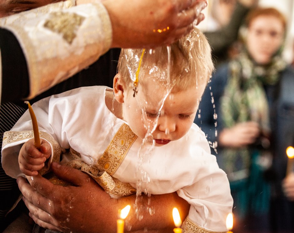 Таинство крещения фотосъемка