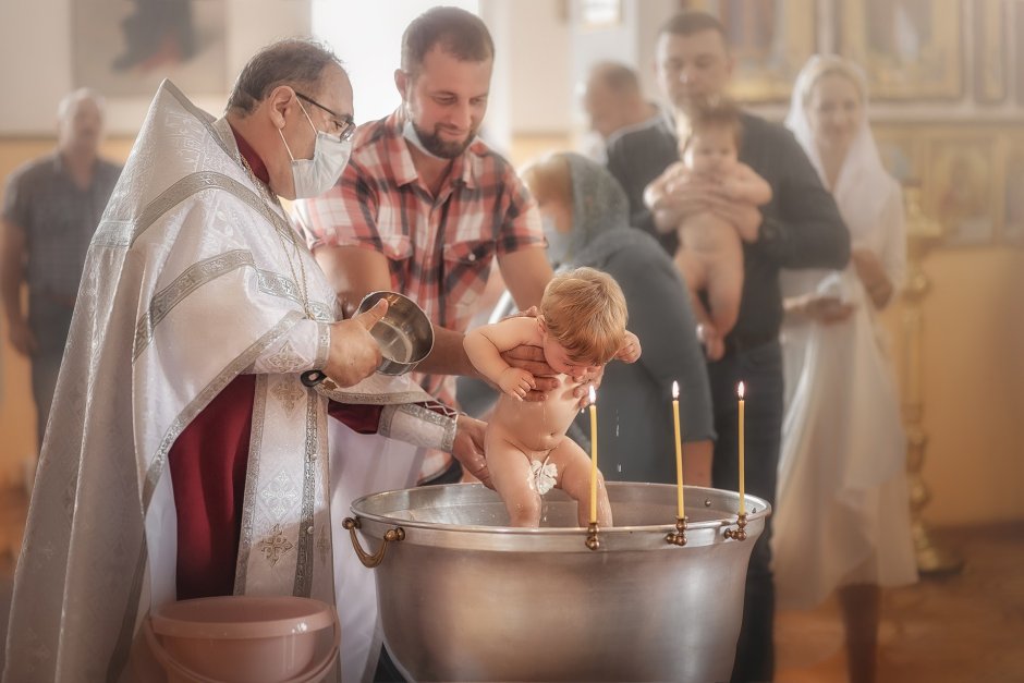Крещение фон