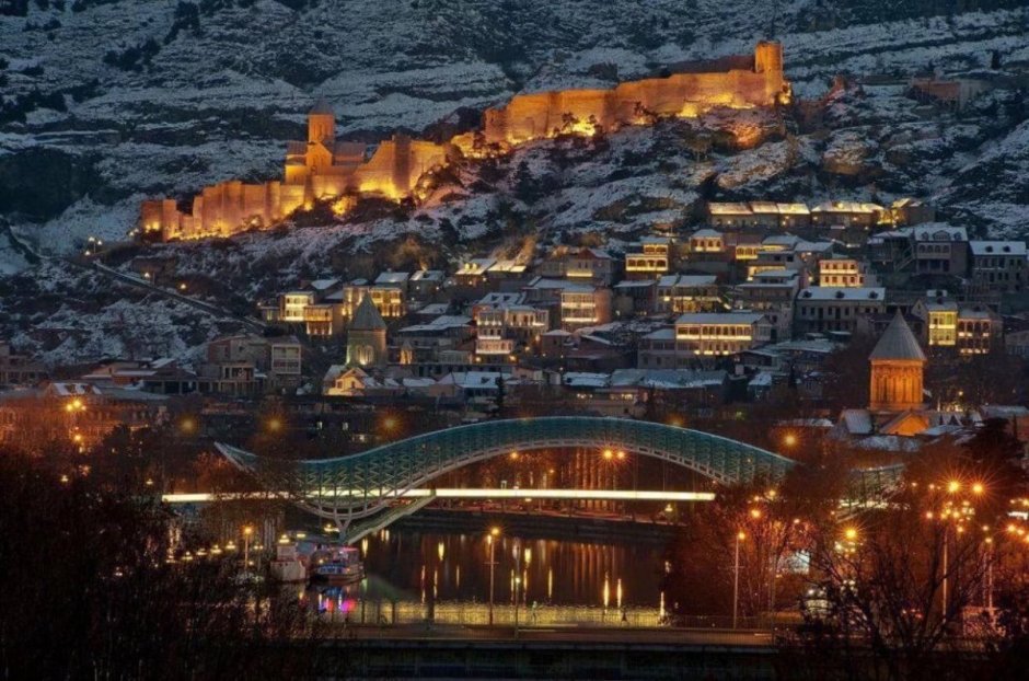 Грузия Тбилиси зимой
